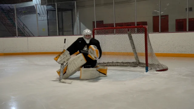 Hockey Goalie Training: Butterfly Slide Tutorial 