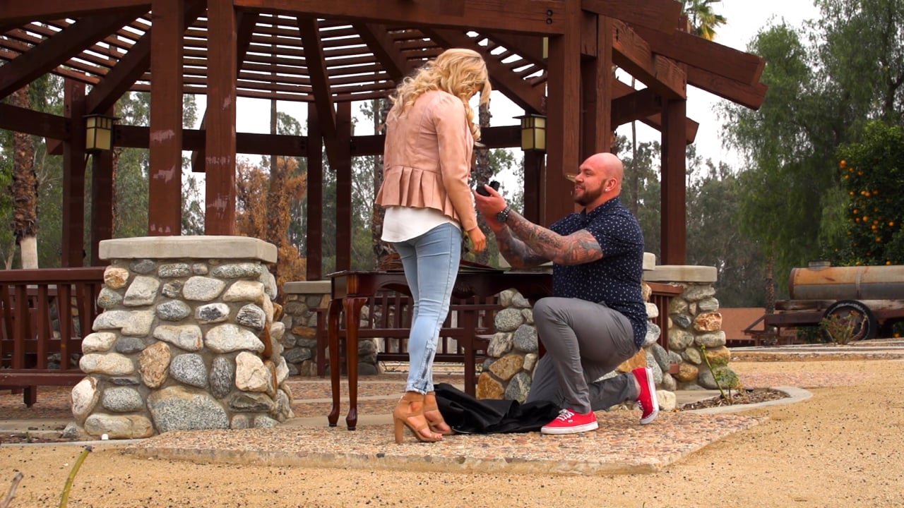 James and his Surprise Proposal of Marriage to Esperanza at Citrus State Park. It's a Yes!