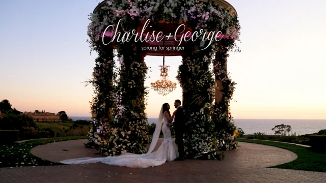 Inside Weddings - Houston Astros player, George Springer and Charlise  Castro's stunning wedding in Newport Beach!  Photo  credit: Brett Hickman Photographers Planning: Mindy Weiss Party Consultants  Bridal Stylist: Dear Maradee Bridal