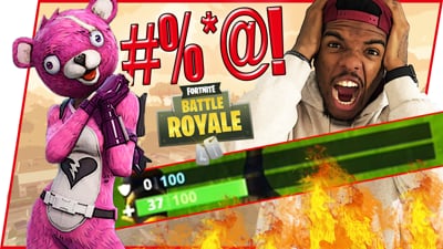 I ALMOST CURSED BECAUSE OF A PINK TEDDY BEAR! - FortNite Battle Royale