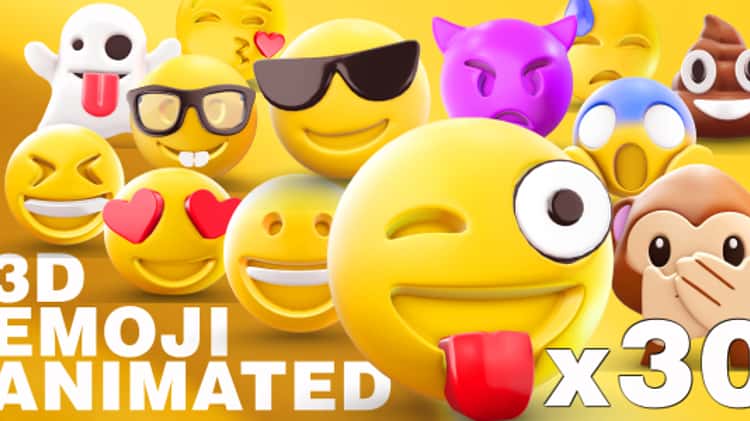 3D Animated Emoticons, Smiley animated