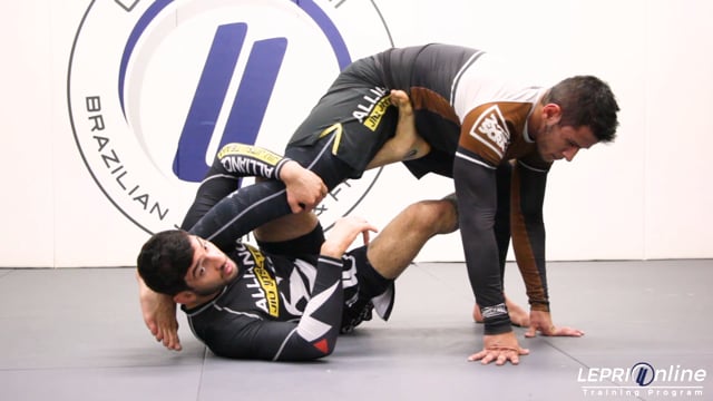De La Riva Guard Sweep to Back Take