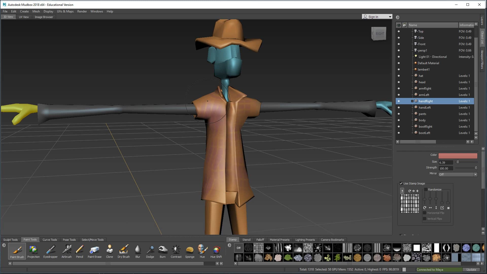 Quick Intro to Painting Textures in Mudbox on Vimeo