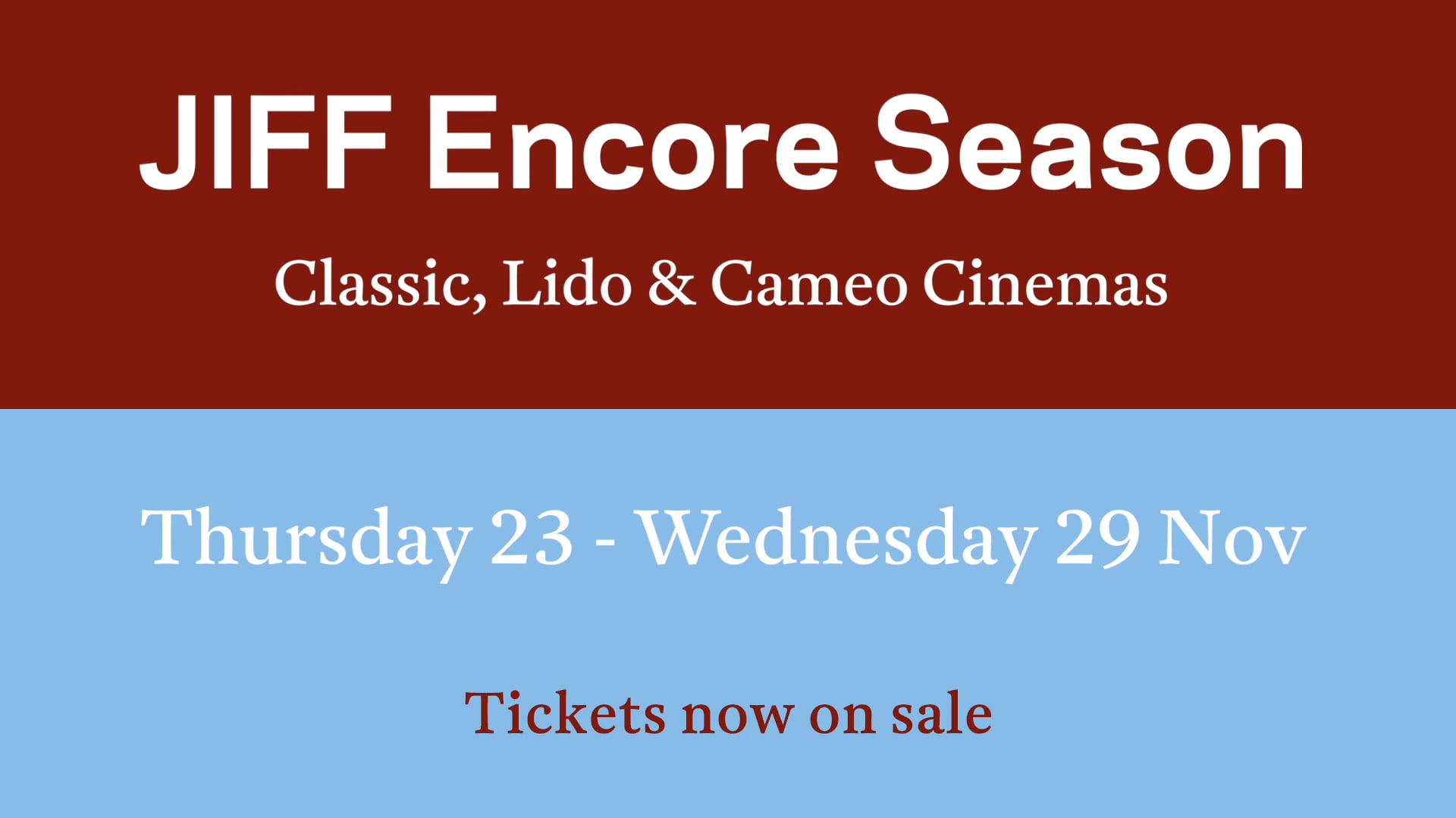 JIFF 2017 Encore Season
