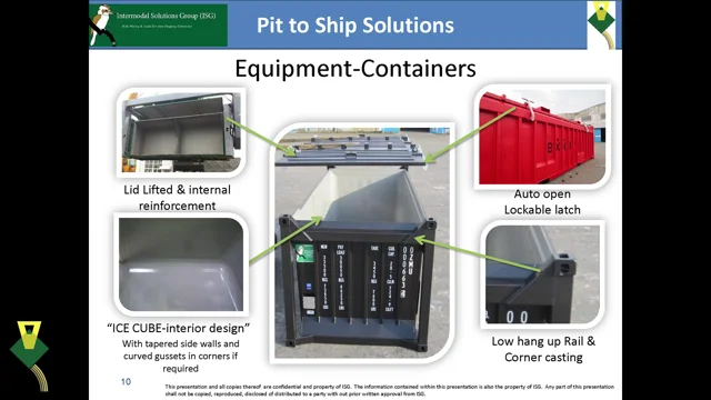 Heavy Duty – High Cycle Containers - Intermodal Solutions Group