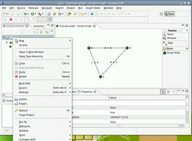 Rox Graph Theory plugin for Eclipse on Vimeo