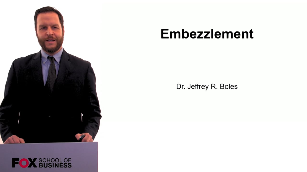 Embezzlement