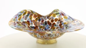 MURANO ムラノ 金彩 ミルフィオリ デザートカップ コンポート MURANO ムラノ 金彩 ミルフィオリ デザートカップ コンポート