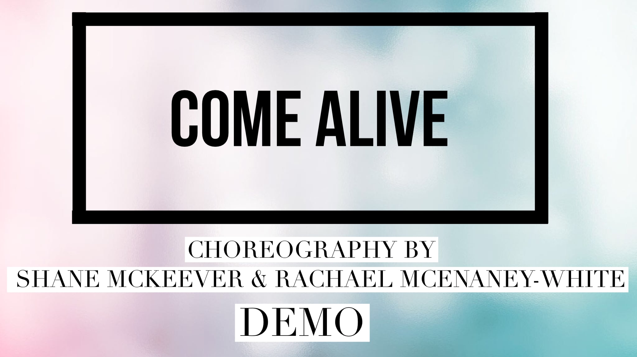 Watch Come Alive Line Dance demo, choreography by Shane McKeever and Rachael McEnaney Online Vimeo On Demand on Vimeo