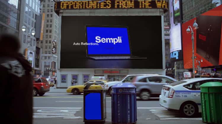 New York City traffic and billboards, 1998 - Stock Video Clip - K010/2248 -  Science Photo Library