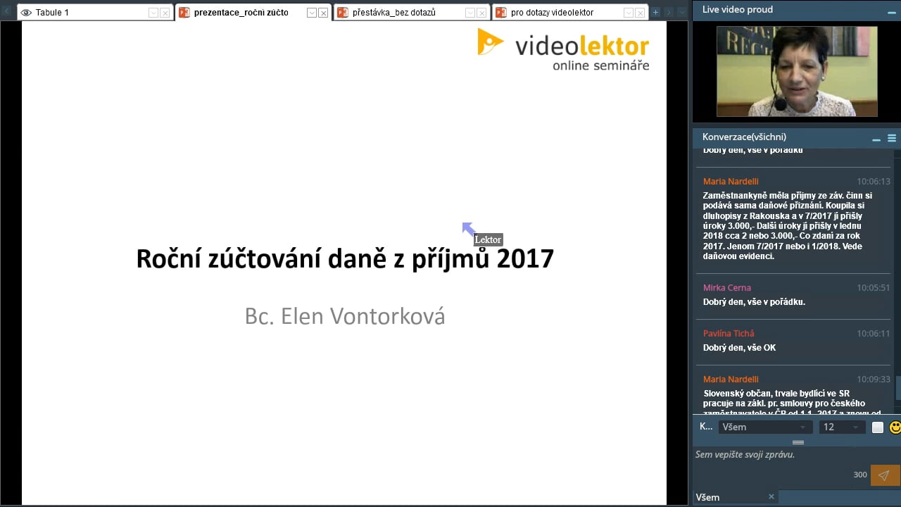 Roční zúčtování daně z příjmů 2017