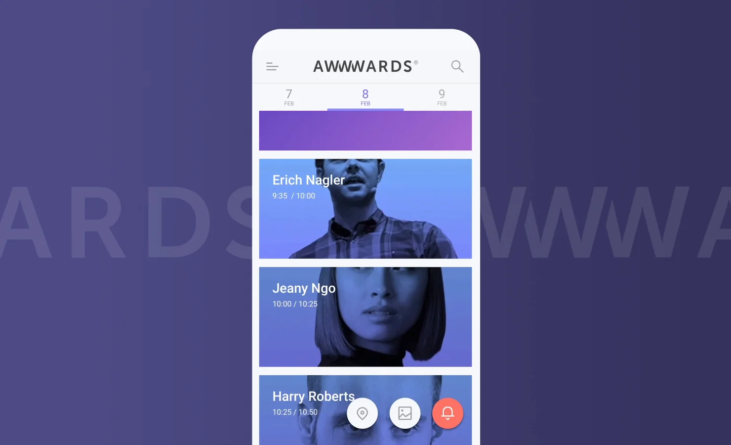 Mobile screenshot - Awwwards