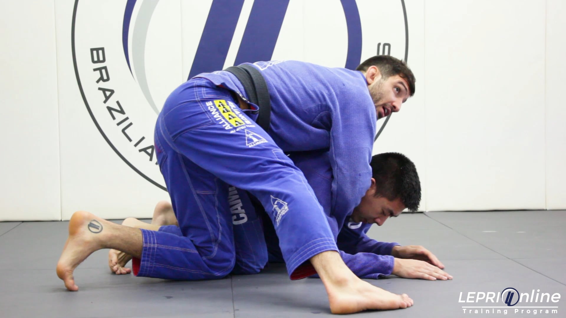 Lepri BJJ Online Training: De La Riva Guard Sweep to Seatbelt Back Take