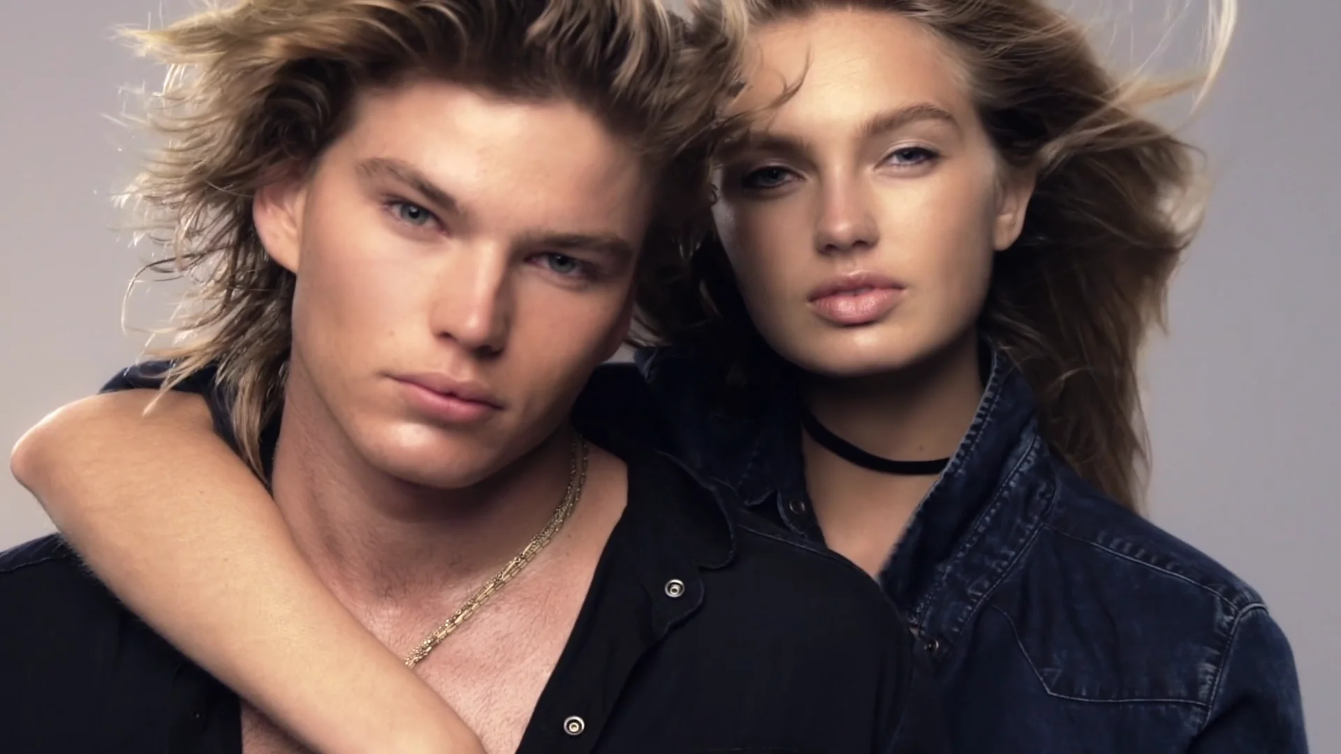 Mavi Campaign with Romee Strijd Jordan Barrett