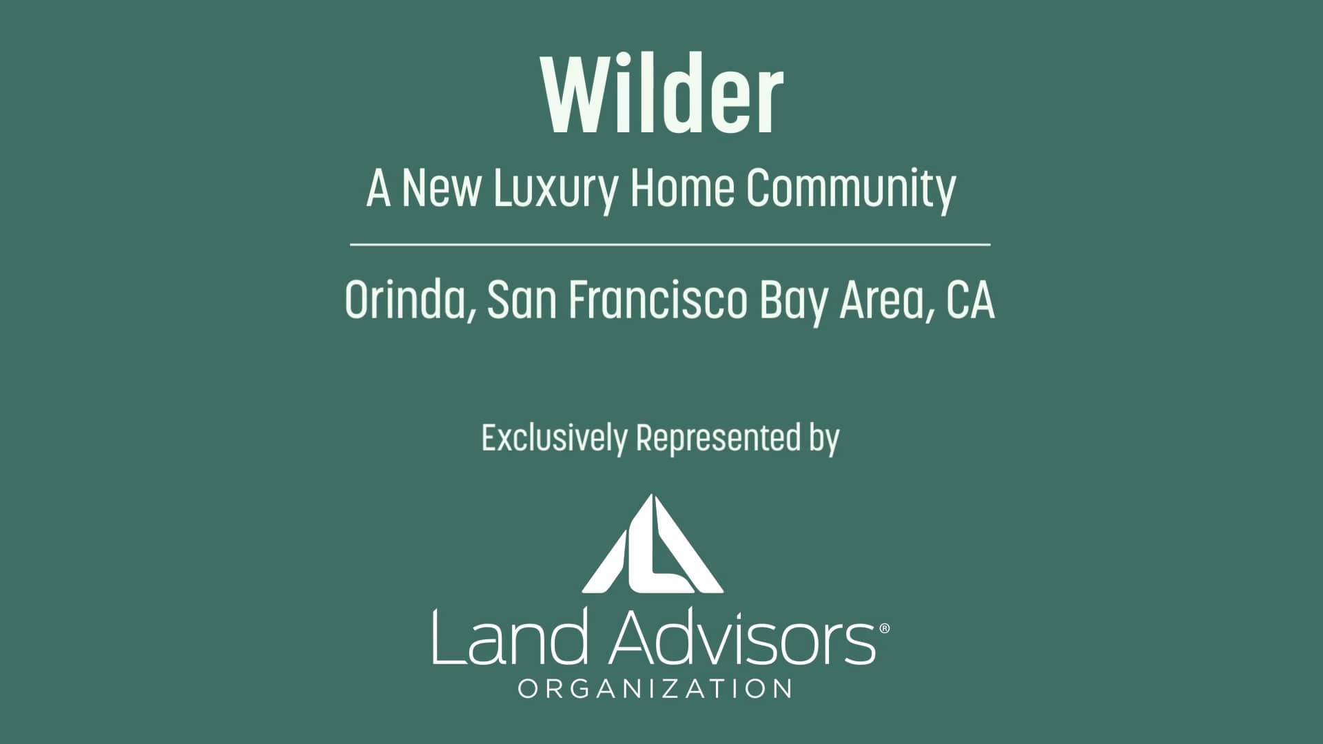 Orinda Wild Land Advisors on Vimeo