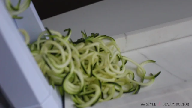 Spiralized Veggie Noodles with Creamy Coconut Basil Sauce - Cook Love Heal  with Rachel Zierzow