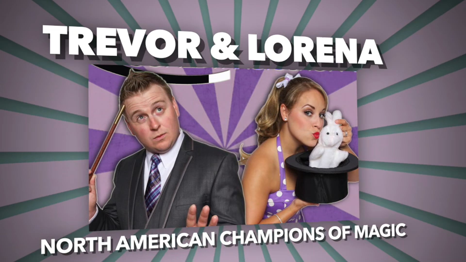 Promotional video thumbnail 1 for Trevor & Lorena Comedy Magic