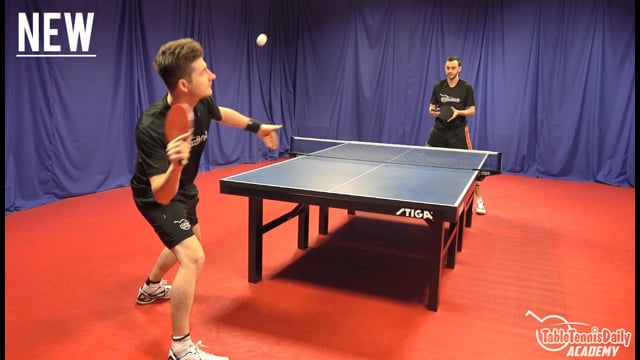 How to return tricky long sidespin serves