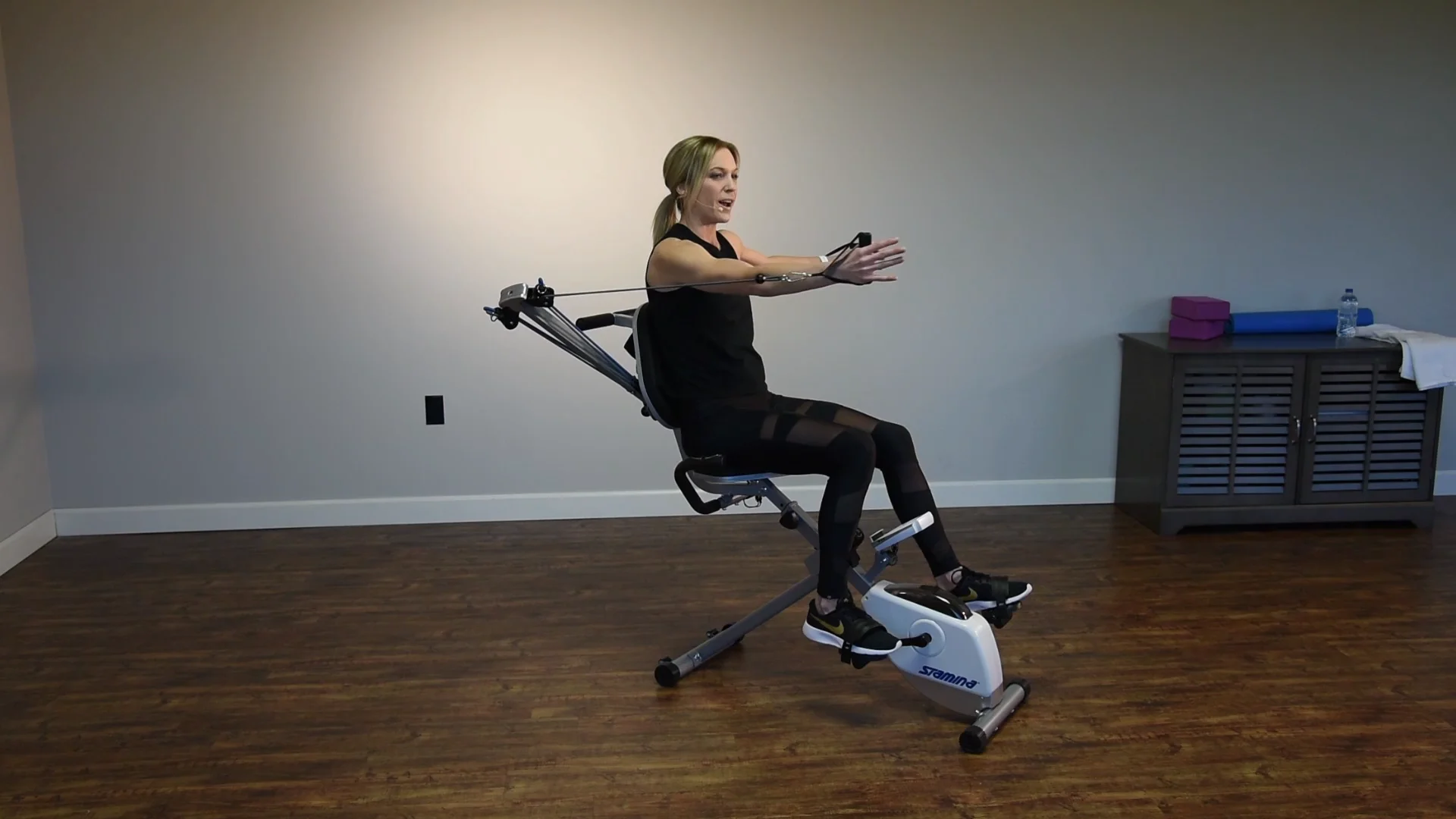 Stamina exercise bike and strength deals system