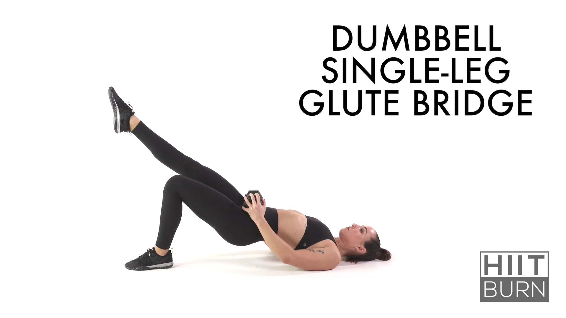 New Demo Dumbbell Single-Leg Glute Bridge on Vimeo