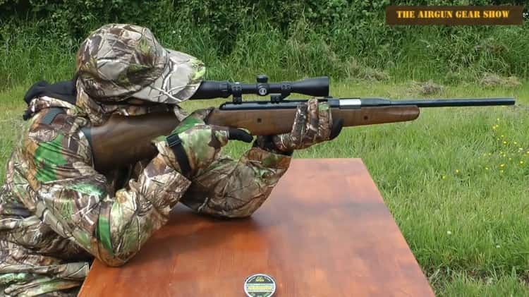 218 YARD AIR RIFLE SHOT - Exploding AirGun Sniper Shot