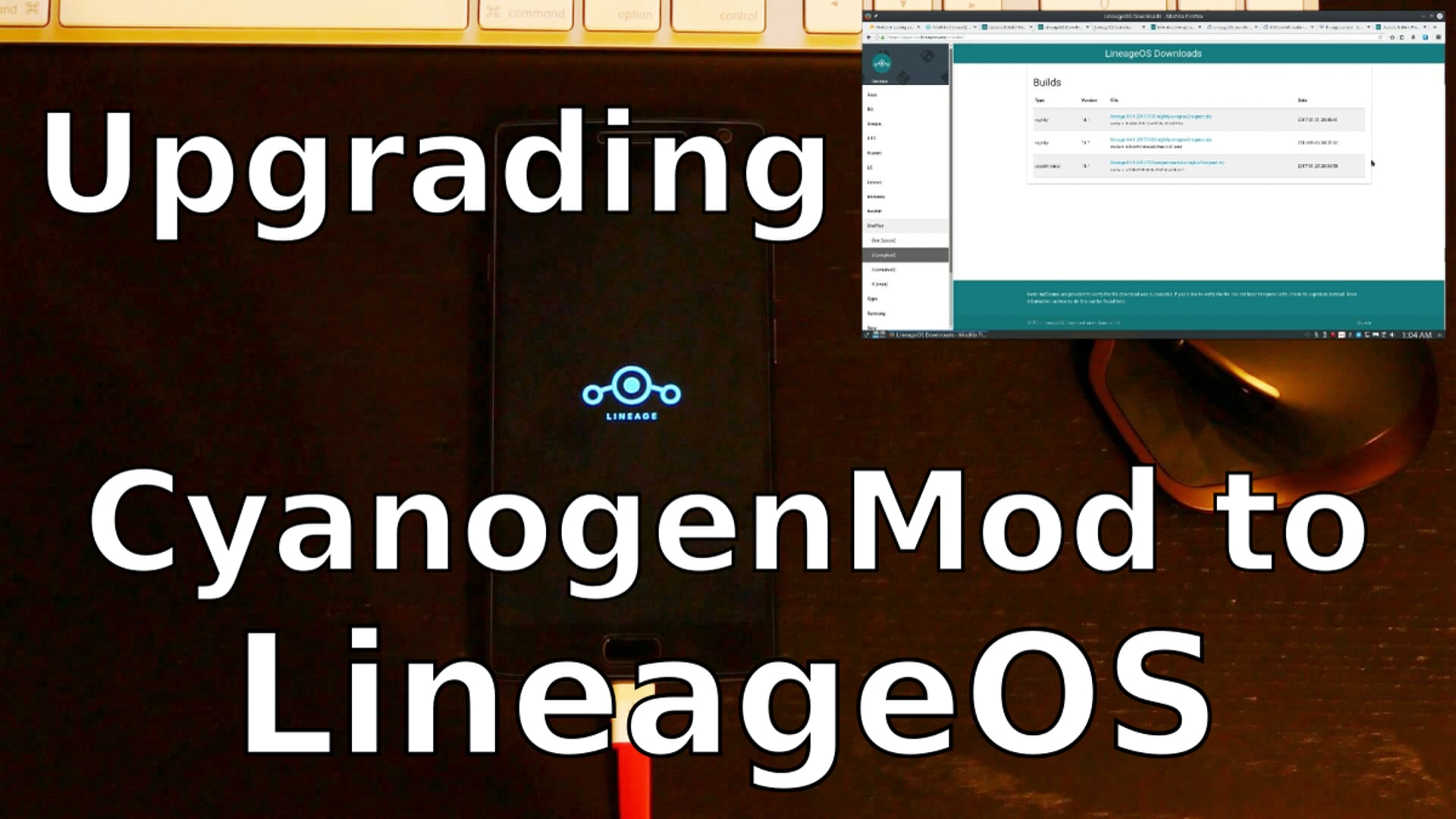 Upgrading CyanogenMod to LineageOS