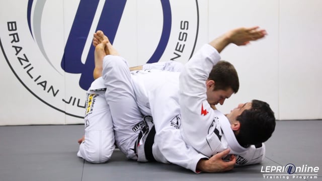 Cross Choke Using the Knuckles on the Neck from Closed Guard