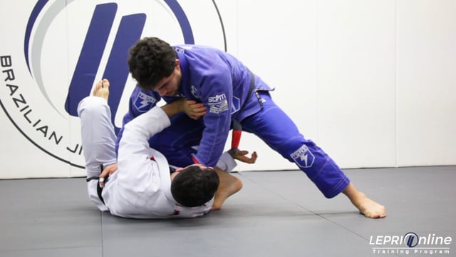 De La Riva to X-Guard to Standing with Opponent’s Arm Trapped Between Legs