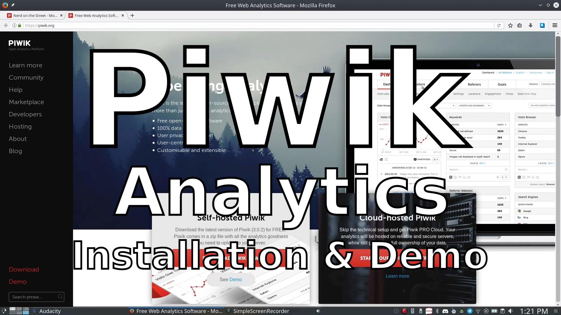 Piwik Installation & Demo