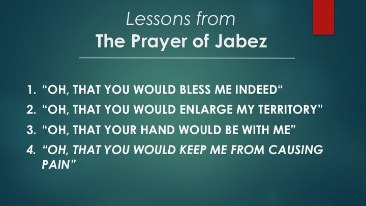 lessons-from-the-prayer-of-jabez-on-vimeo
