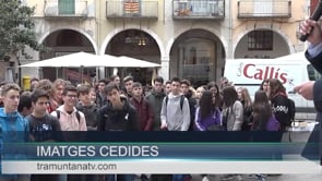 500 estudiants segueixen la Ruta de l'Exili