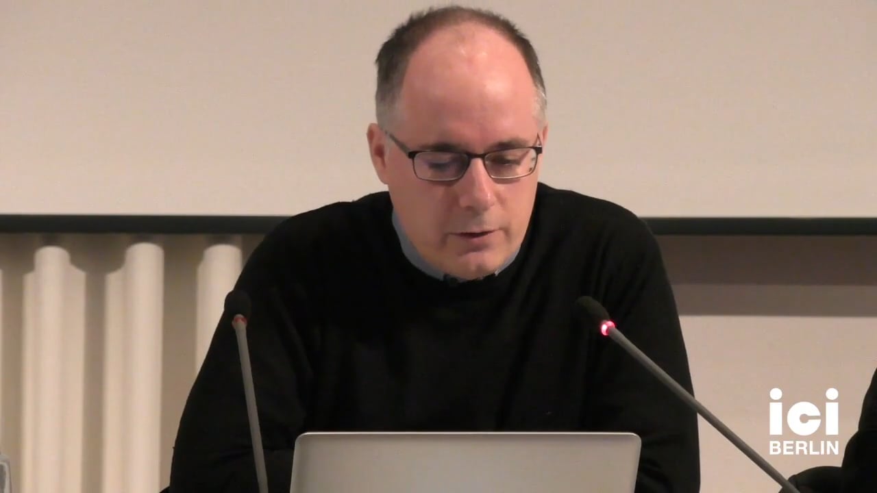 Talk by Antonio Somaini