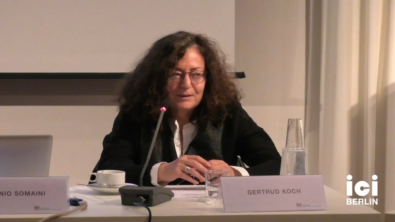 Talk by Gertrud Koch