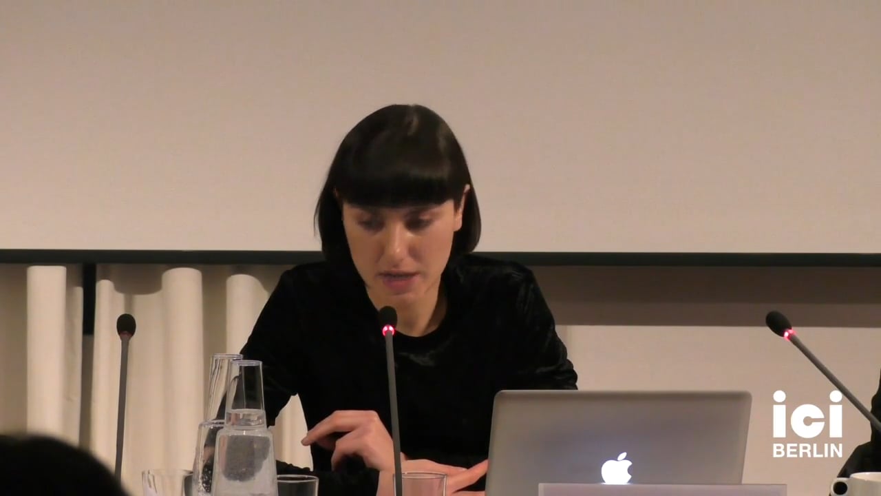 Talk by Elena Vogman