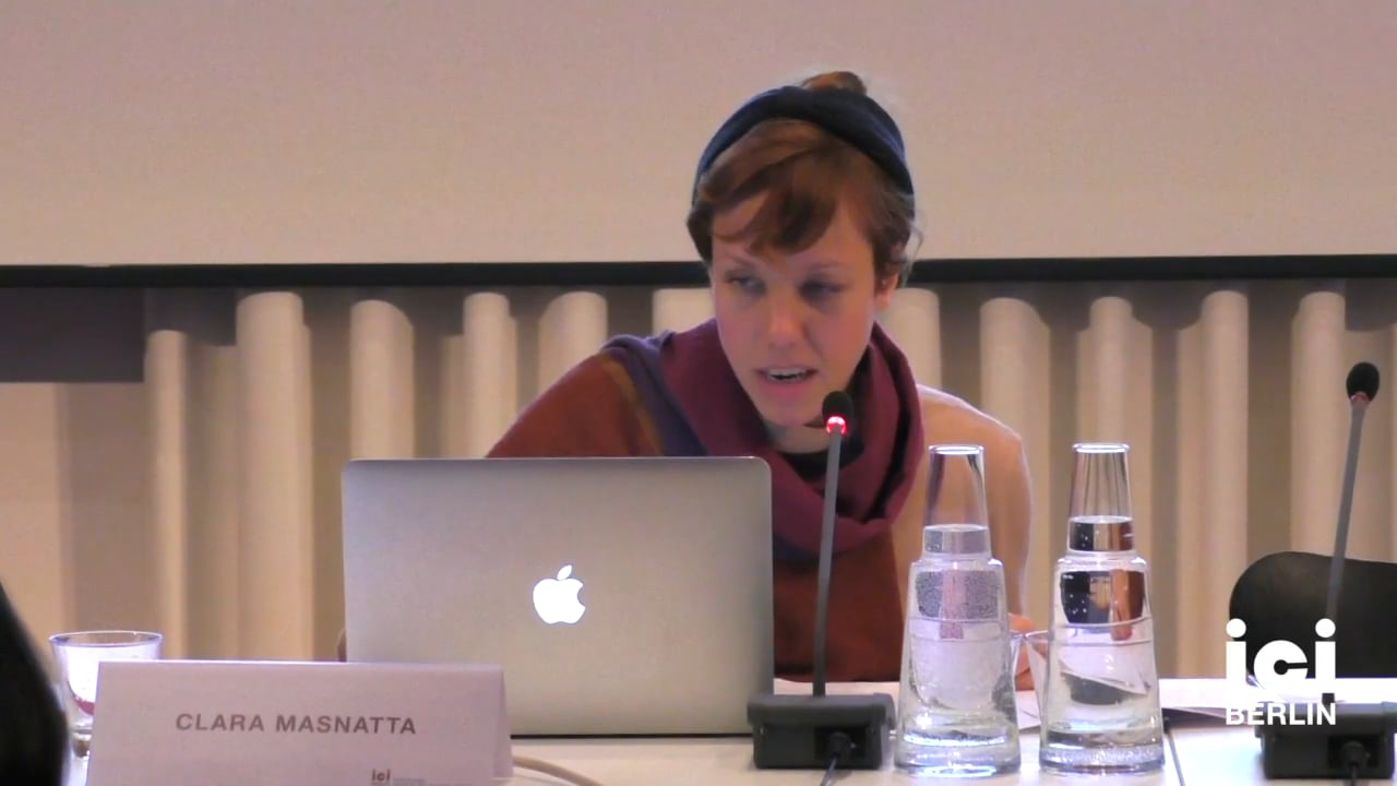 Talk by Clara Masnatta