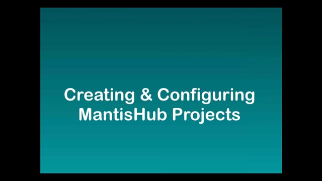 Creating and Configuring Projects