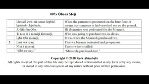 007a Ọ̀bàrà Méjì