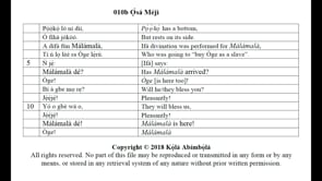 010b Ọ̀sá Méjì