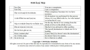 014b Ìrẹtẹ̀ Méjì