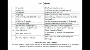 015a Ọ̀ṣẹ́ Méjì