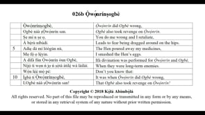 026b Ọ̀wọ́nrínṣogbè