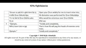 029a Ogbèkànràn