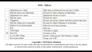 033b Ogbèsá