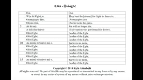 034a Ọ̀sálogbè