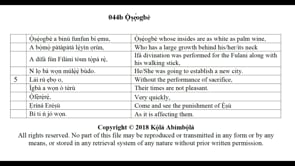 044b Ọ̀ṣẹ́ogbe