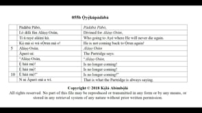 055b Ọ̀yẹ̀kúpàdàbà