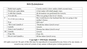 061b Ọ̀yẹ̀kútẹkúàsá