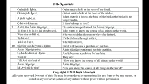 110b Òguńdádìí
