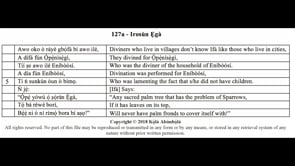 127a Ìrosùnẹ̀gà