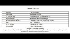 128b Ọ̀bàrààrosùn